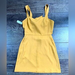 Wilfred Yellow silk dress